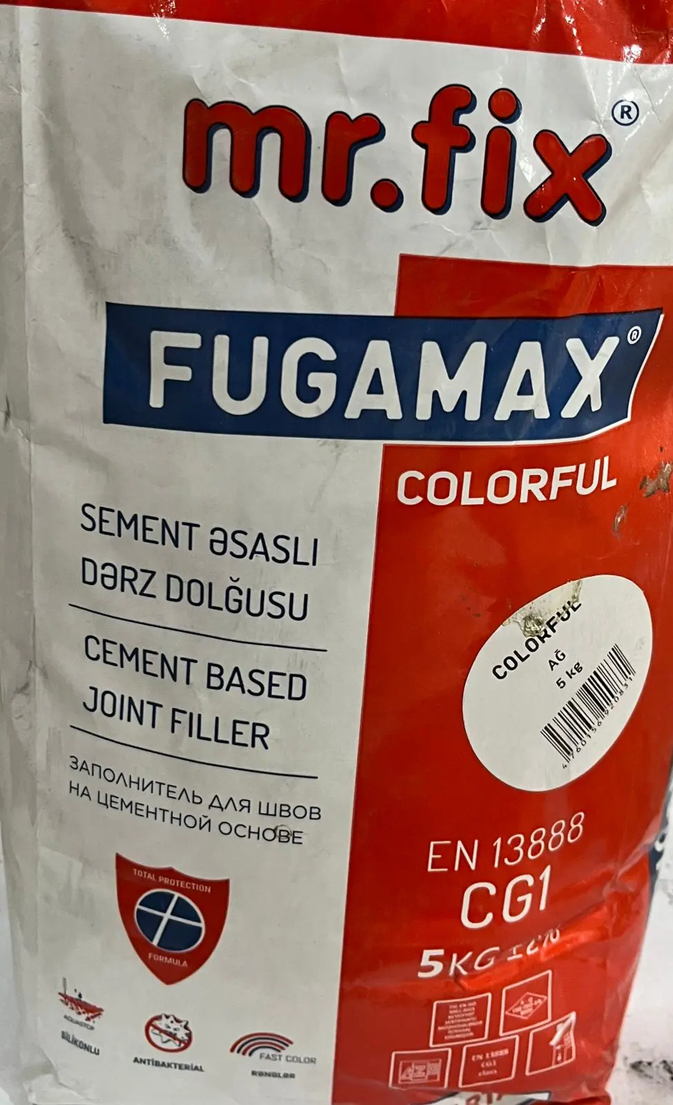  Kafel ara dolğuları / Fugamax colorful ağ 1kq 