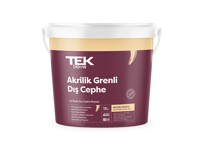 206 Akril Teksturalı Xarici Fasad